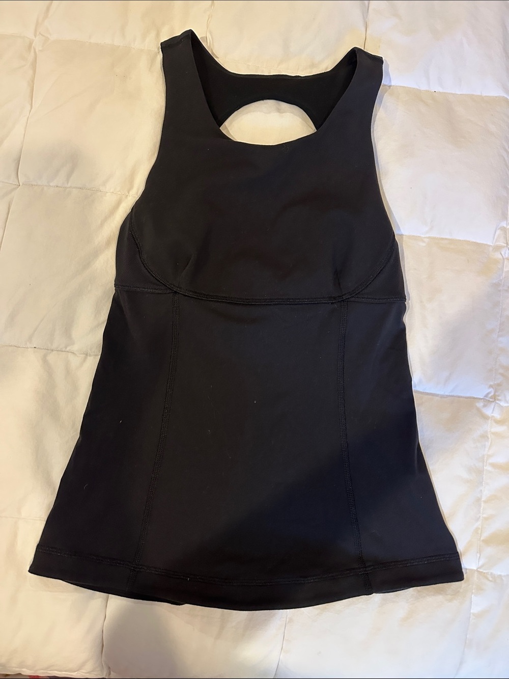 lululemon athletica Black Performance Racerback Tank